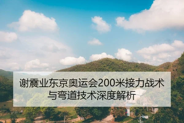 谢震业东京奥运会200米接力战术与弯道技术深度解析